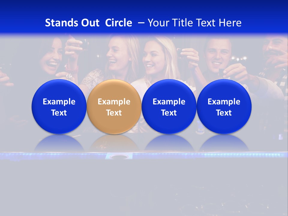 Glasses Purchase Beer PowerPoint Template