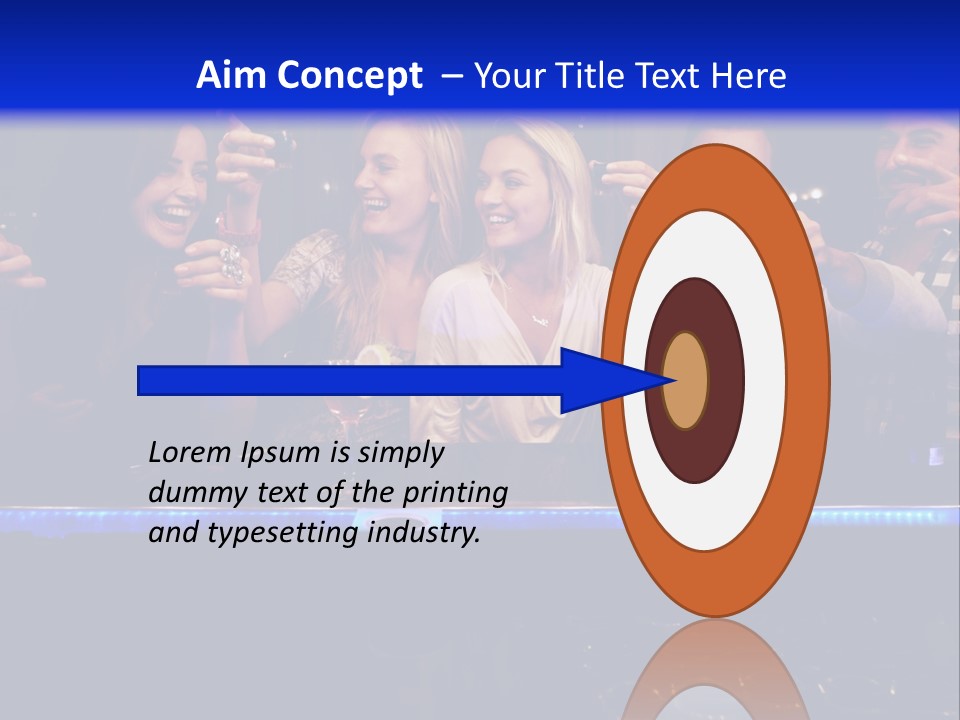 Glasses Purchase Beer PowerPoint Template