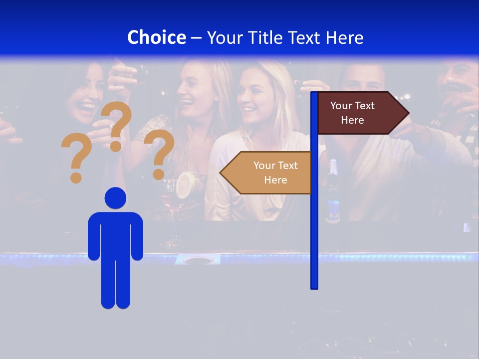 Glasses Purchase Beer PowerPoint Template