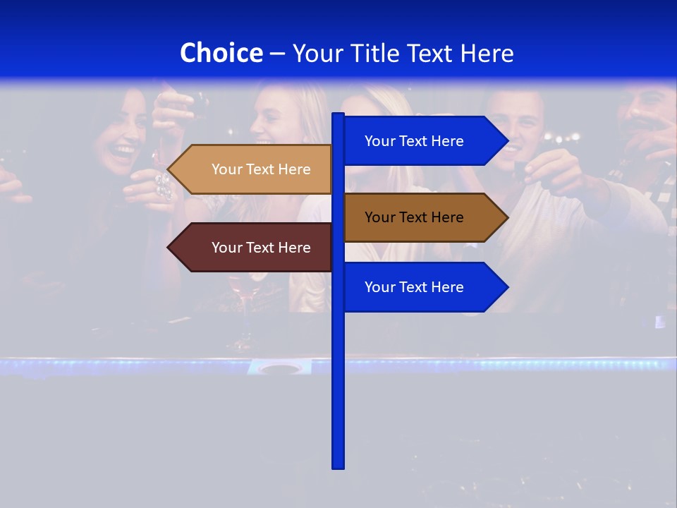 Glasses Purchase Beer PowerPoint Template
