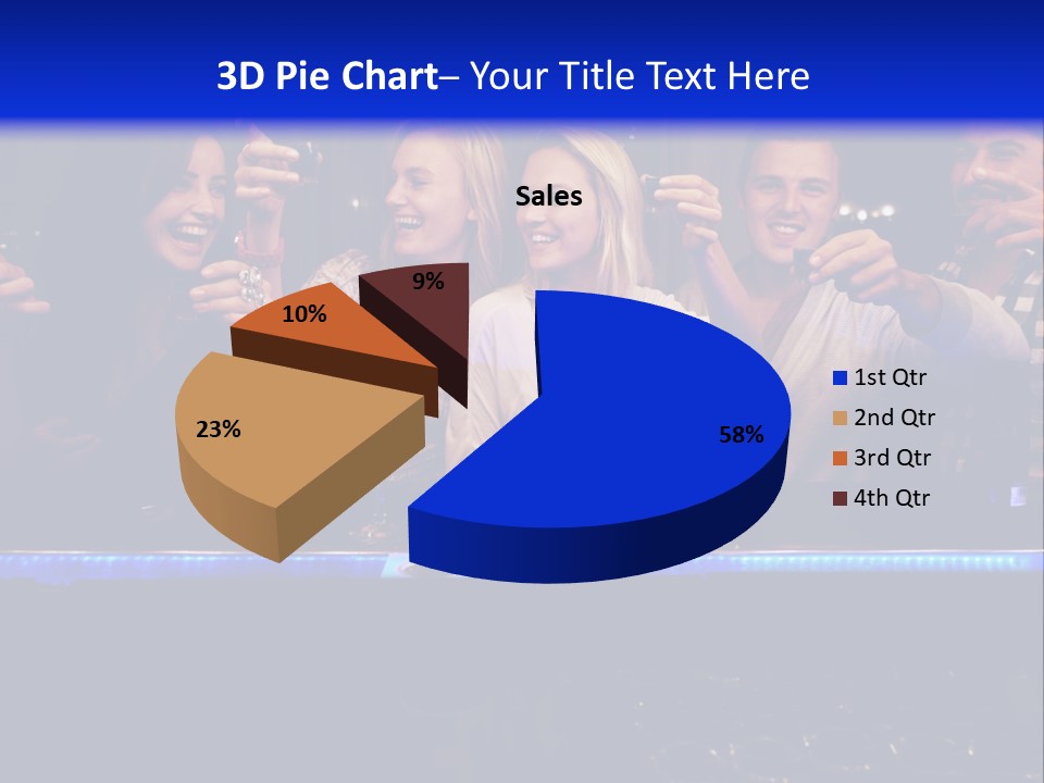 Glasses Purchase Beer PowerPoint Template