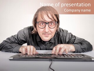 Humor Background Password PowerPoint Template