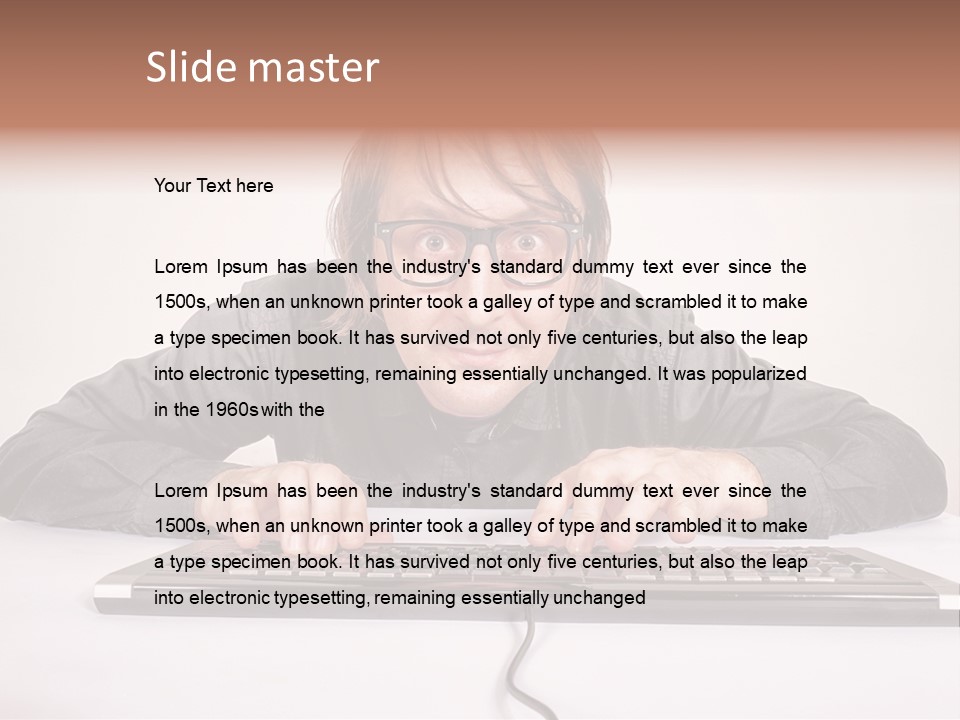 Humor Background Password PowerPoint Template