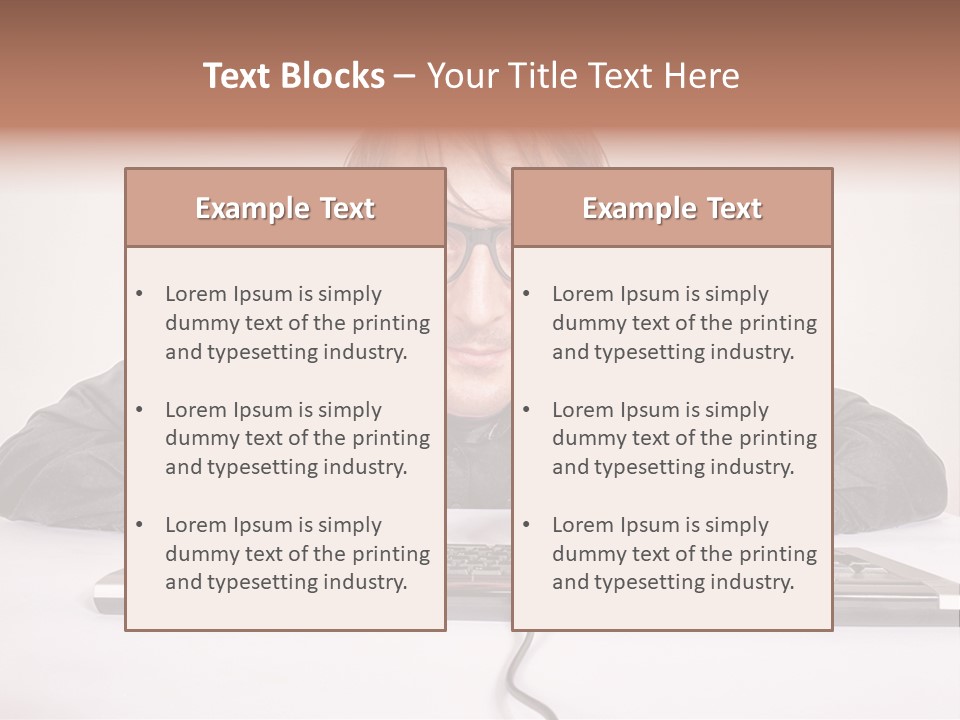 Humor Background Password PowerPoint Template