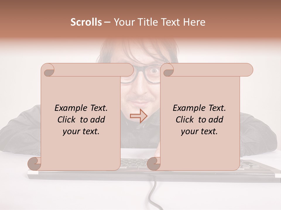 Humor Background Password PowerPoint Template
