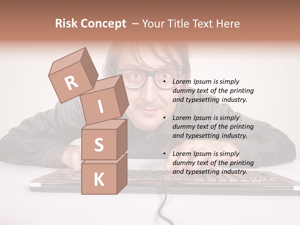 Humor Background Password PowerPoint Template