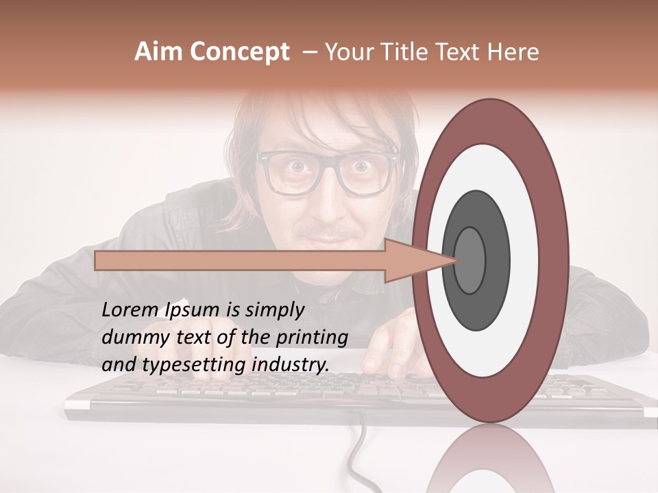 Humor Background Password PowerPoint Template