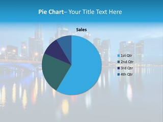 Reflection Finance Twilight PowerPoint Template