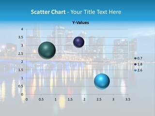 Reflection Finance Twilight PowerPoint Template