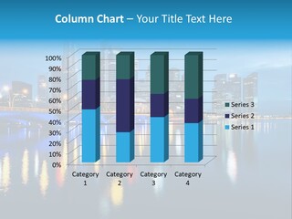 Reflection Finance Twilight PowerPoint Template