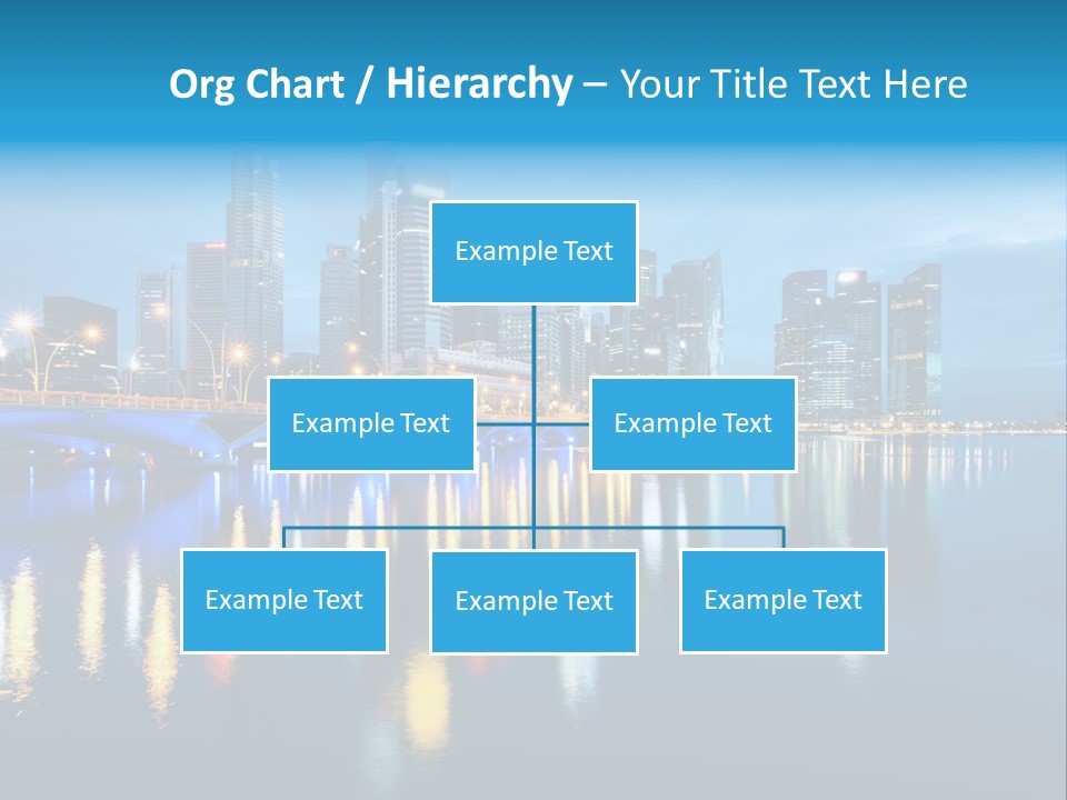 Reflection Finance Twilight PowerPoint Template