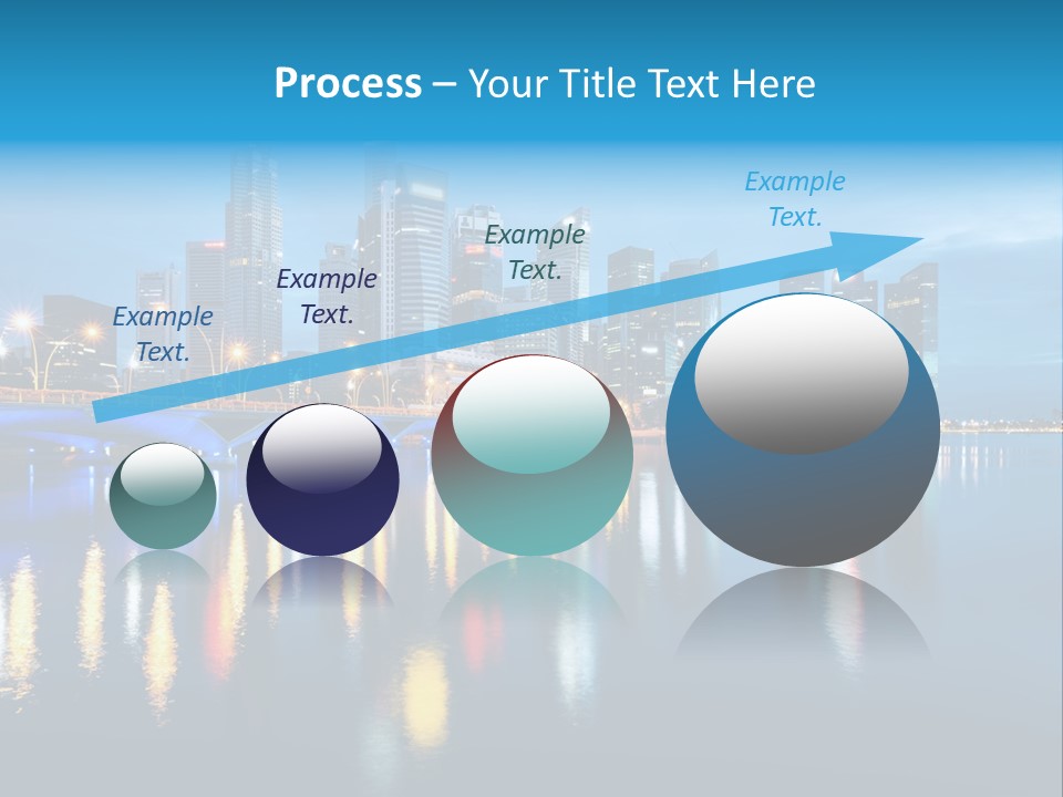 Reflection Finance Twilight PowerPoint Template