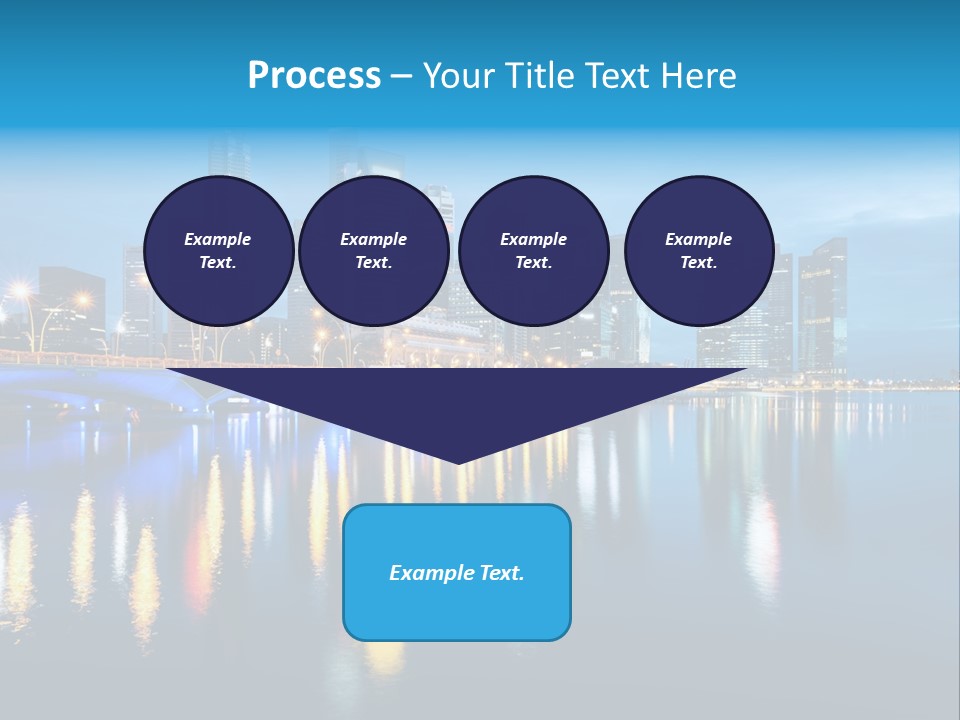 Reflection Finance Twilight PowerPoint Template