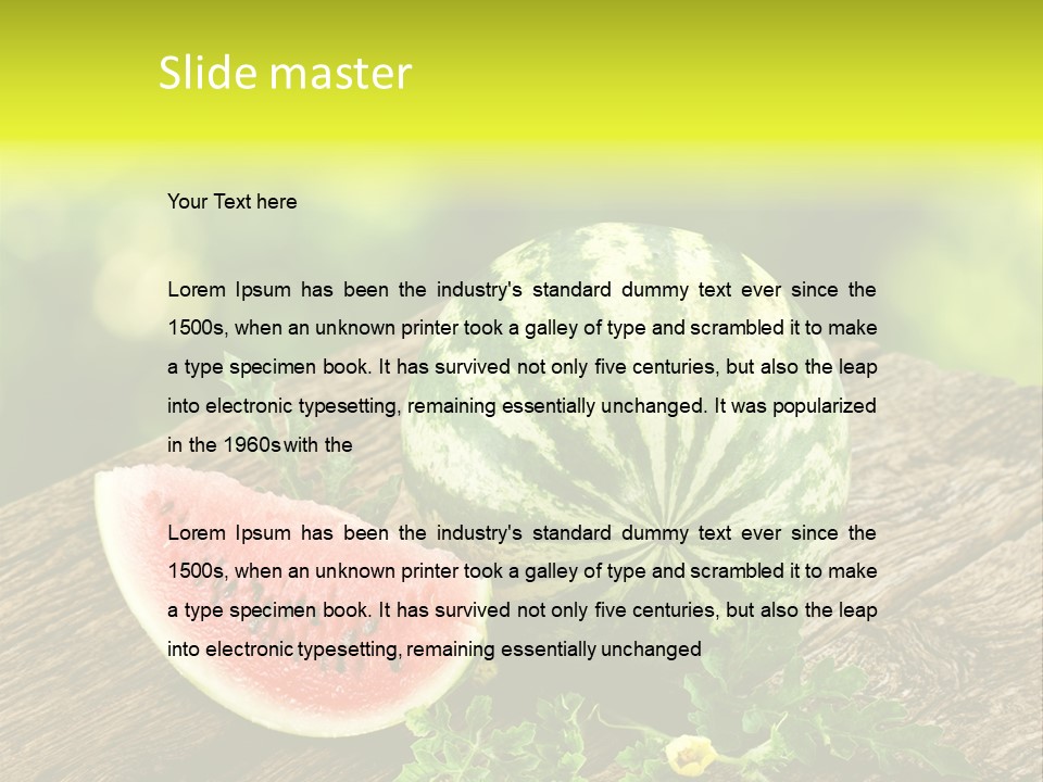 Dessert Section Whole PowerPoint Template