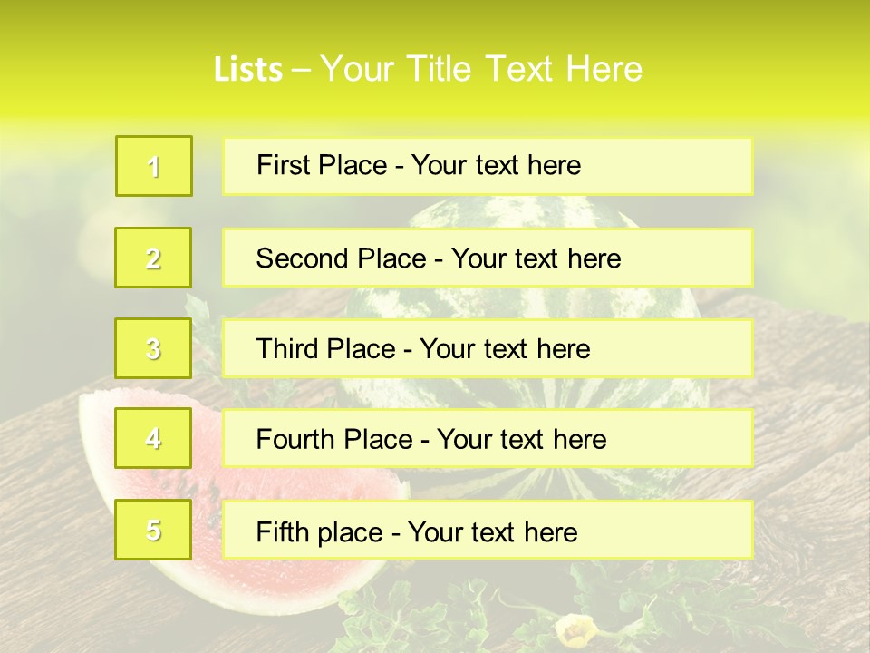 Dessert Section Whole PowerPoint Template