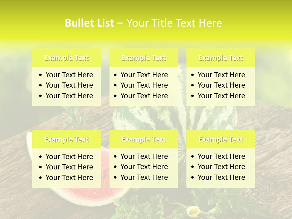 Dessert Section Whole PowerPoint Template