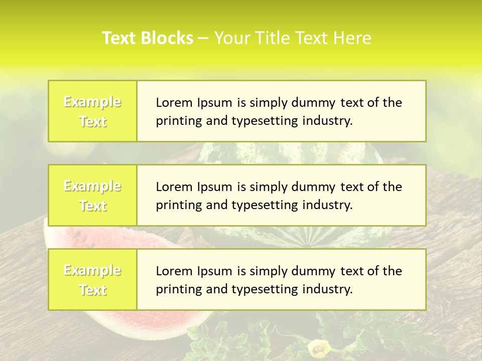 Dessert Section Whole PowerPoint Template