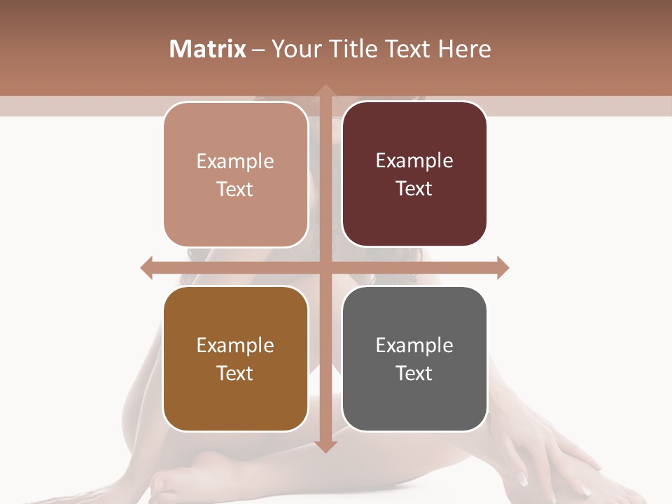 Brunette Barefoot Single PowerPoint Template