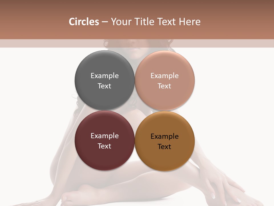 Brunette Barefoot Single PowerPoint Template