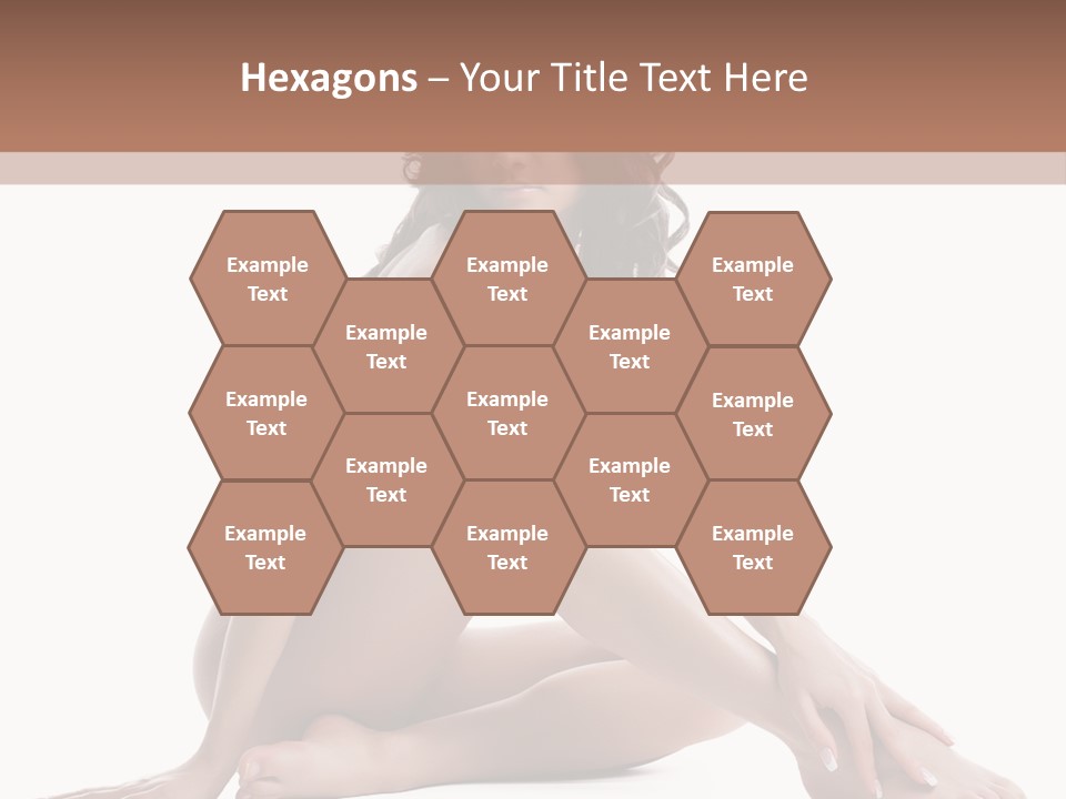 Brunette Barefoot Single PowerPoint Template