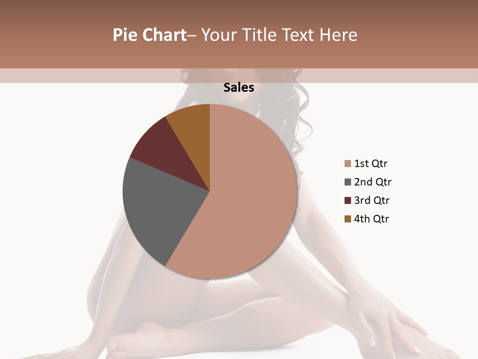 Brunette Barefoot Single PowerPoint Template