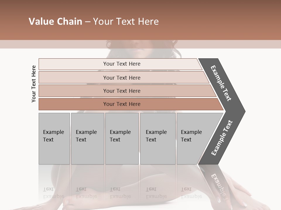 Brunette Barefoot Single PowerPoint Template