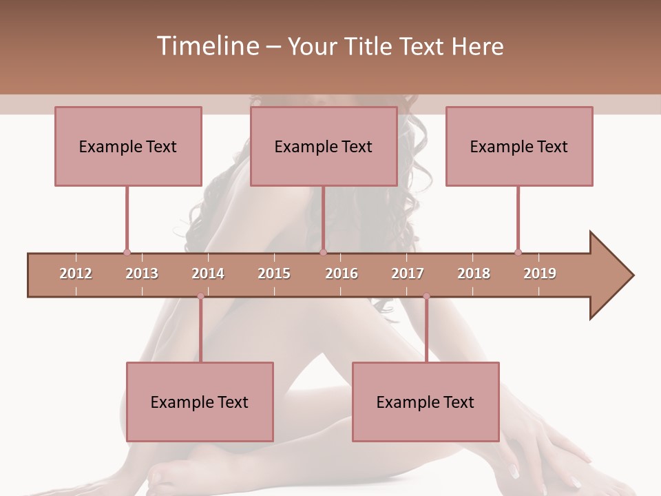 Brunette Barefoot Single PowerPoint Template