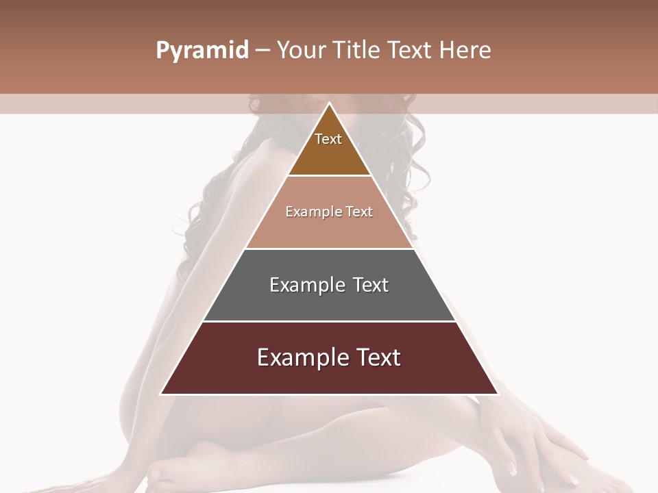 Brunette Barefoot Single PowerPoint Template