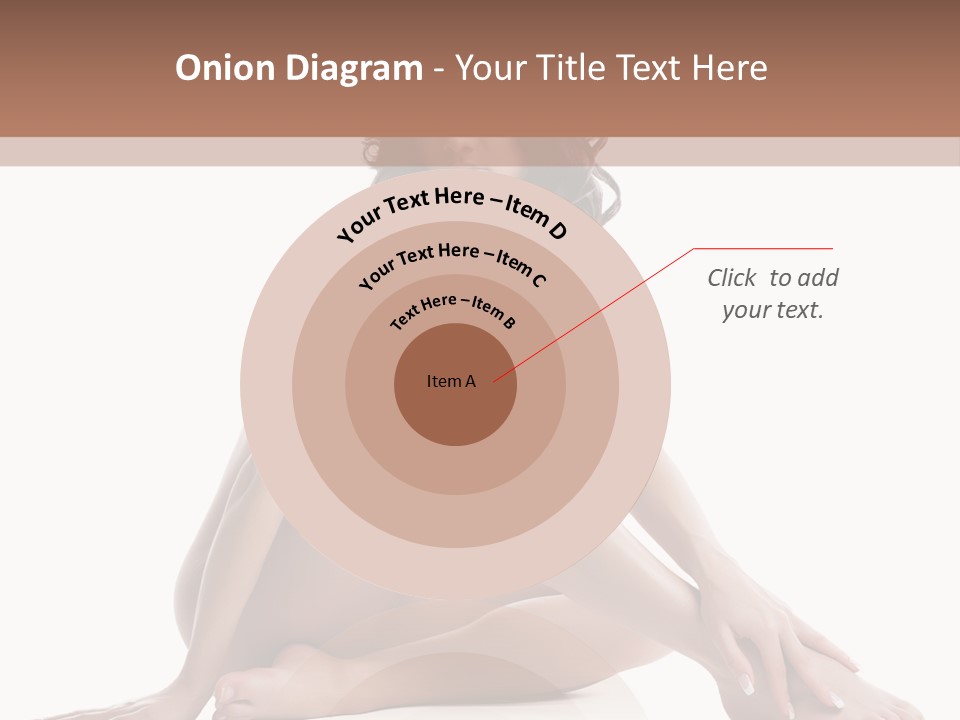 Brunette Barefoot Single PowerPoint Template