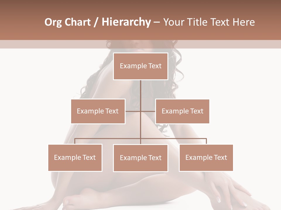 Brunette Barefoot Single PowerPoint Template