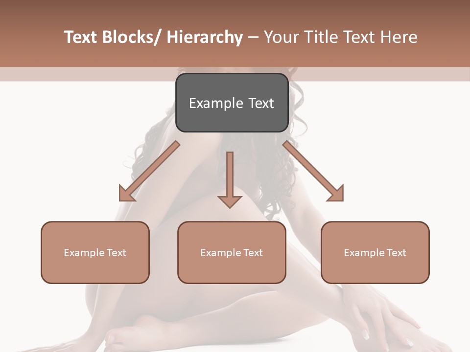 Brunette Barefoot Single PowerPoint Template