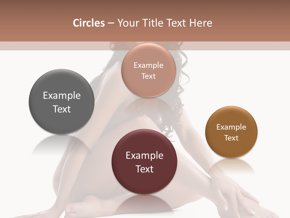 Brunette Barefoot Single PowerPoint Template