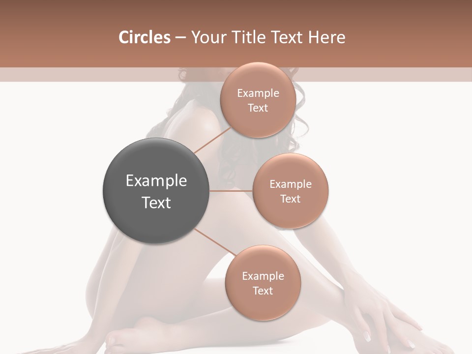 Brunette Barefoot Single PowerPoint Template