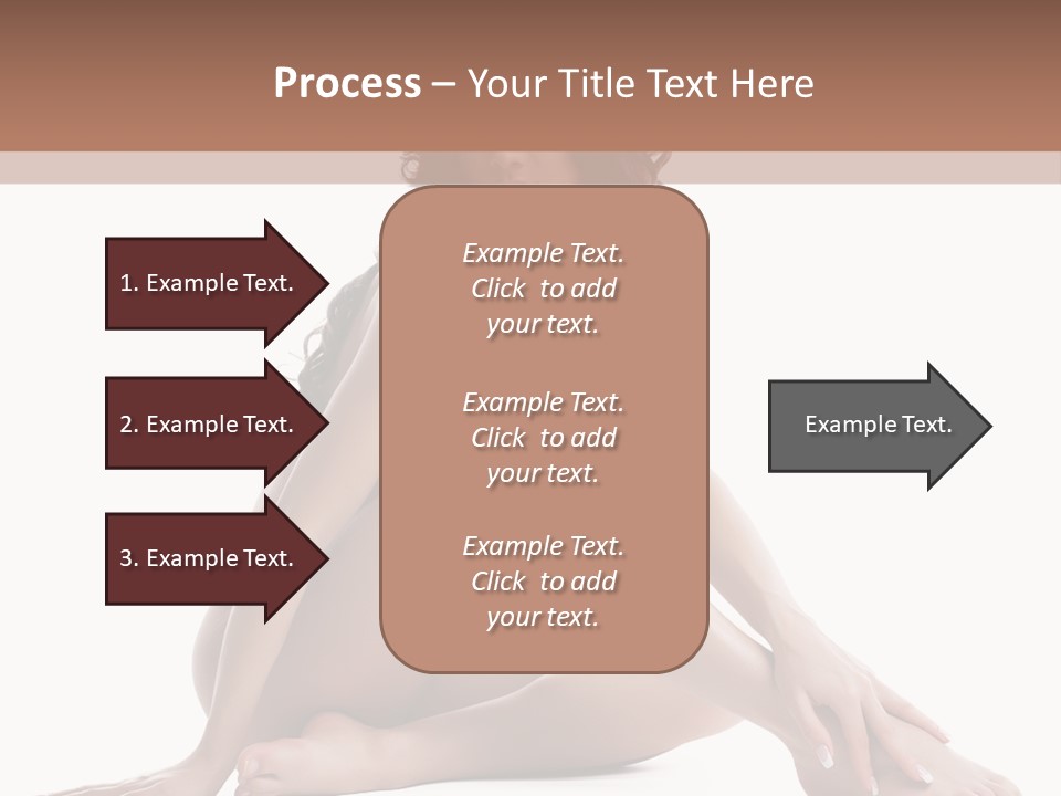 Brunette Barefoot Single PowerPoint Template