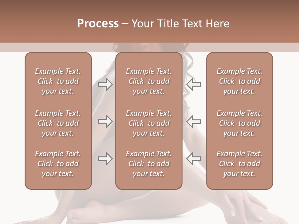 Brunette Barefoot Single PowerPoint Template