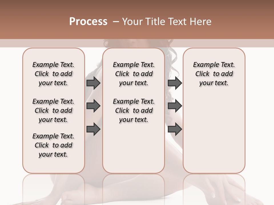 Brunette Barefoot Single PowerPoint Template