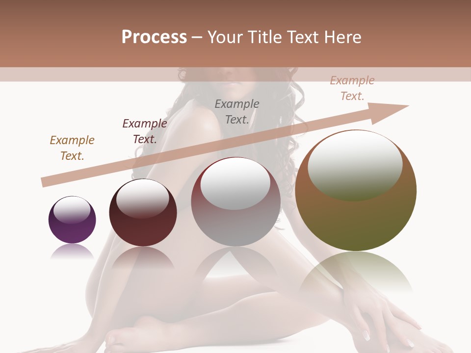 Brunette Barefoot Single PowerPoint Template