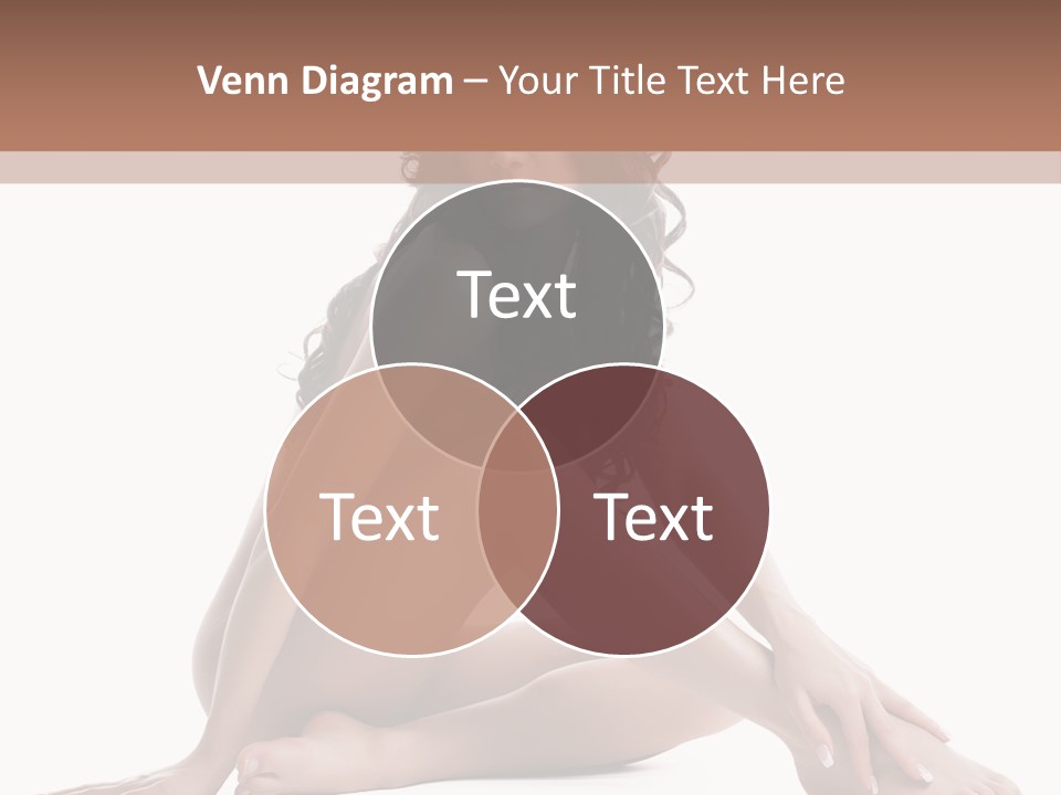 Brunette Barefoot Single PowerPoint Template