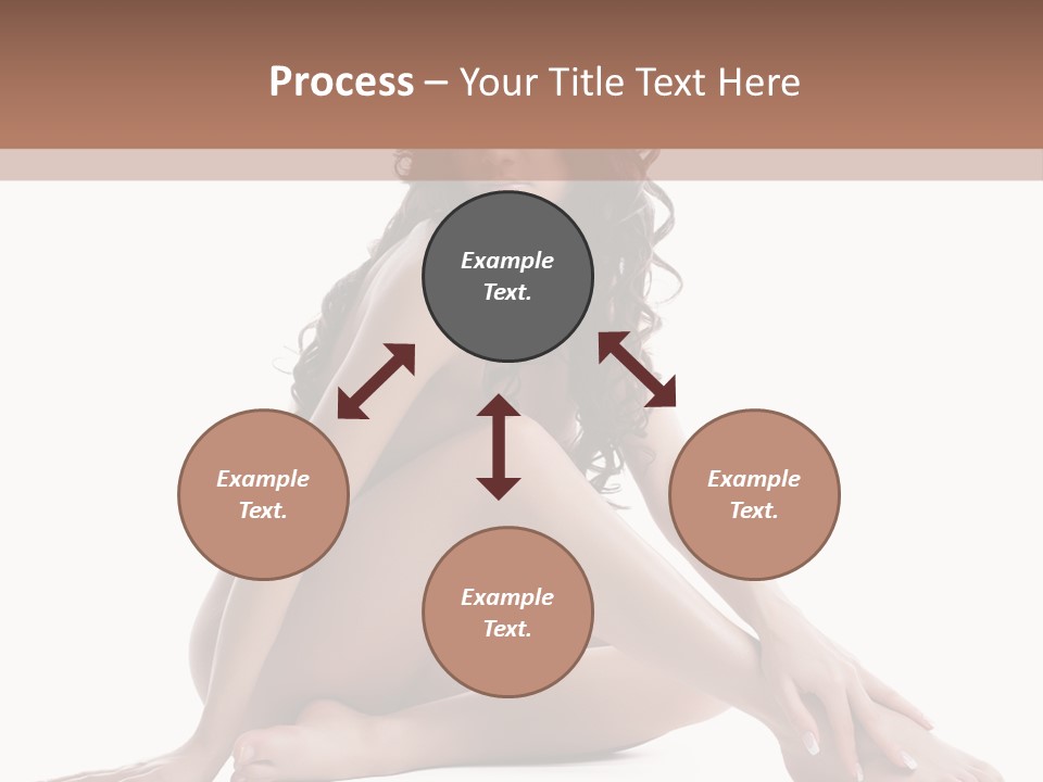 Brunette Barefoot Single PowerPoint Template