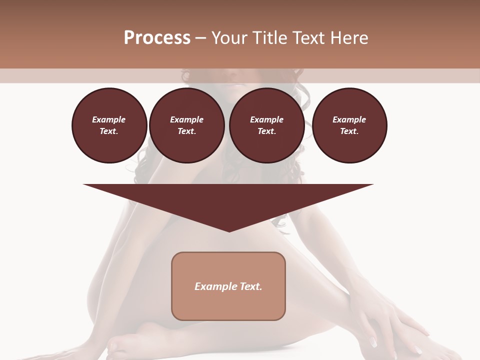 Brunette Barefoot Single PowerPoint Template