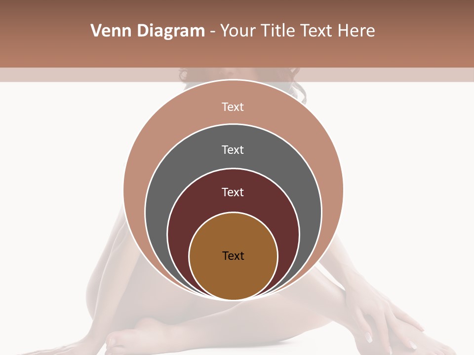 Brunette Barefoot Single PowerPoint Template