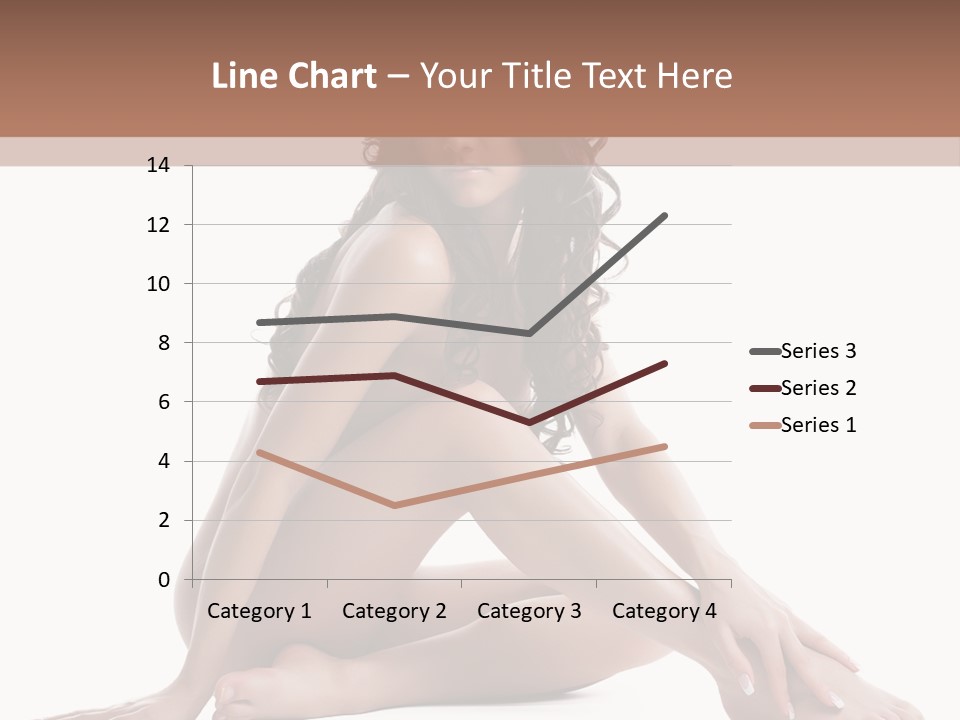 Brunette Barefoot Single PowerPoint Template