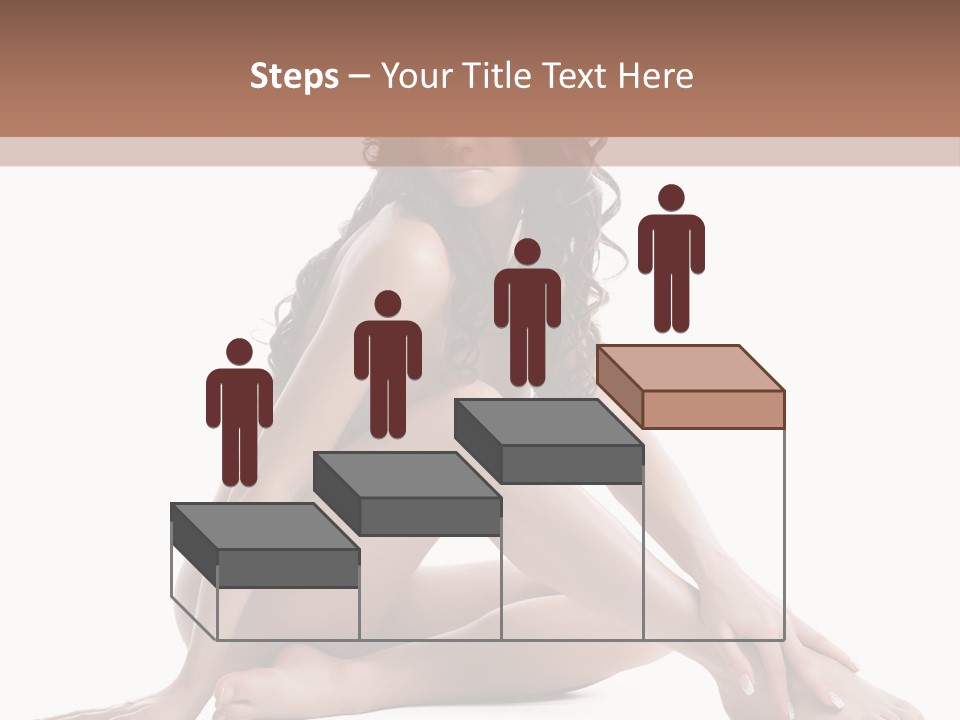 Brunette Barefoot Single PowerPoint Template