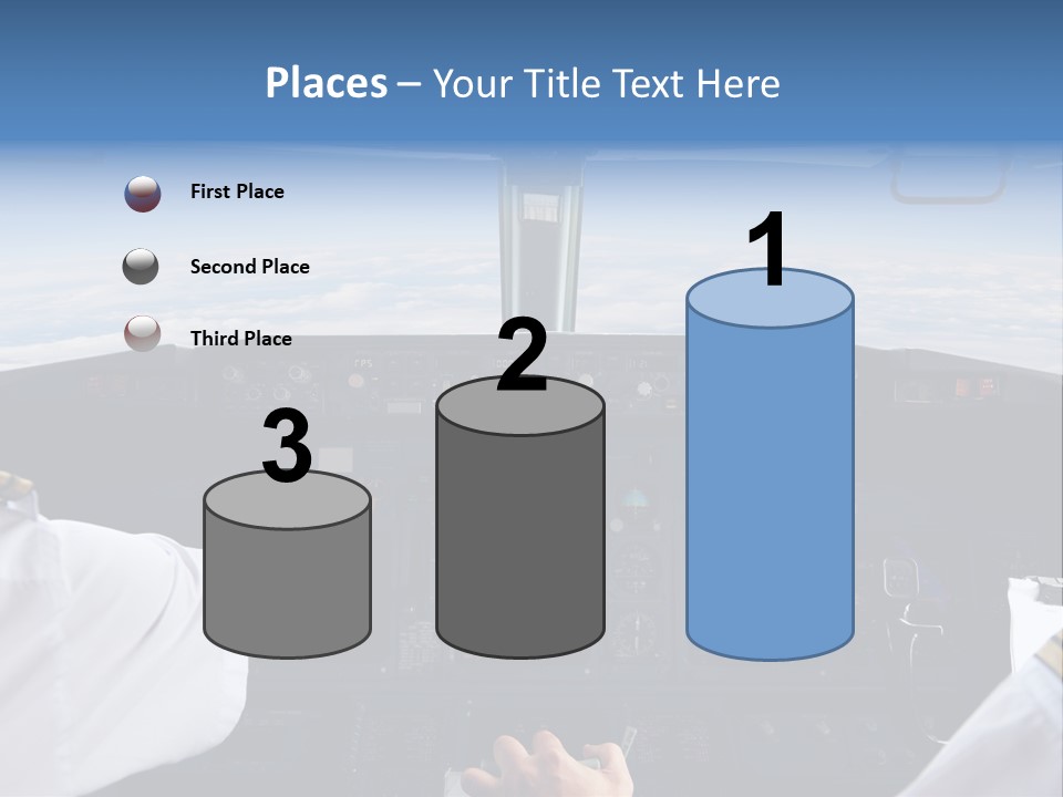 Glass Window Flight PowerPoint Template
