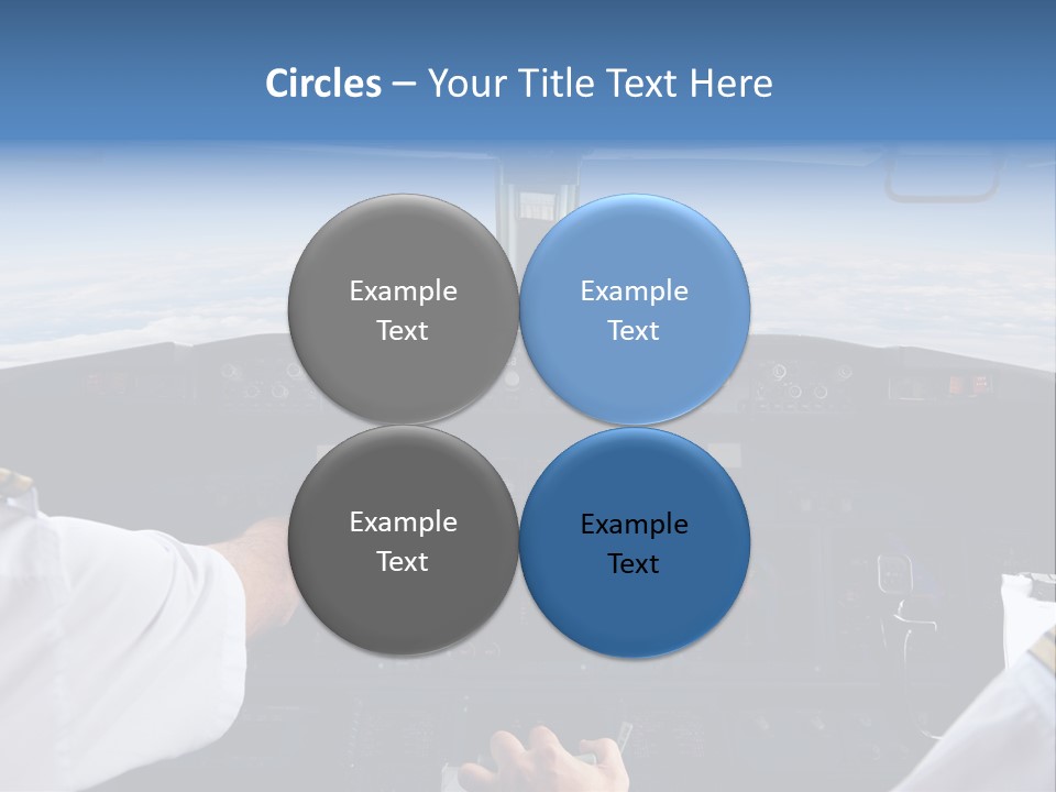 Glass Window Flight PowerPoint Template