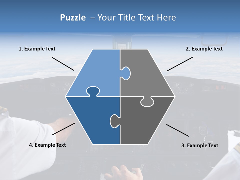 Glass Window Flight PowerPoint Template
