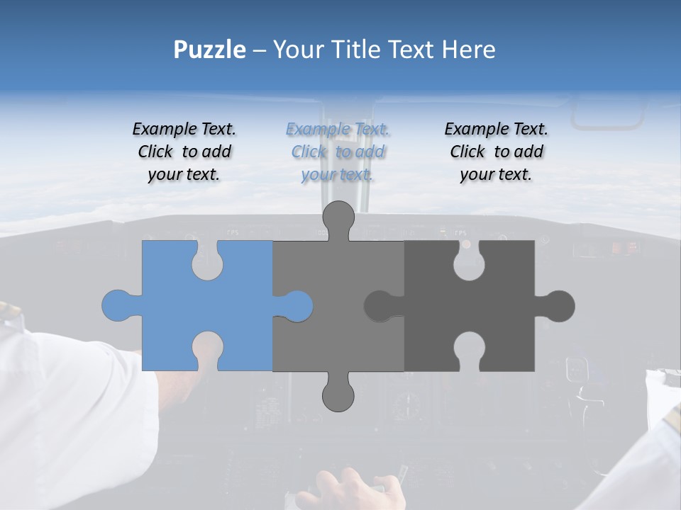 Glass Window Flight PowerPoint Template