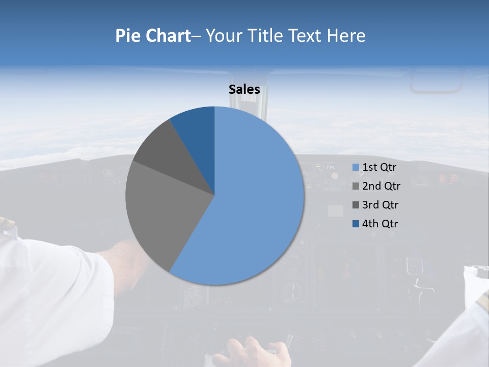Glass Window Flight PowerPoint Template