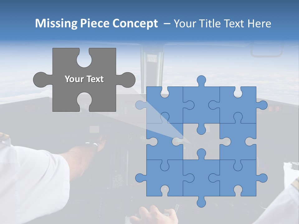 Glass Window Flight PowerPoint Template