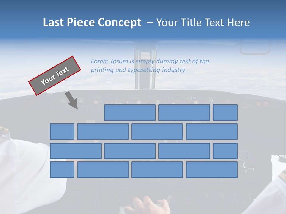 Glass Window Flight PowerPoint Template